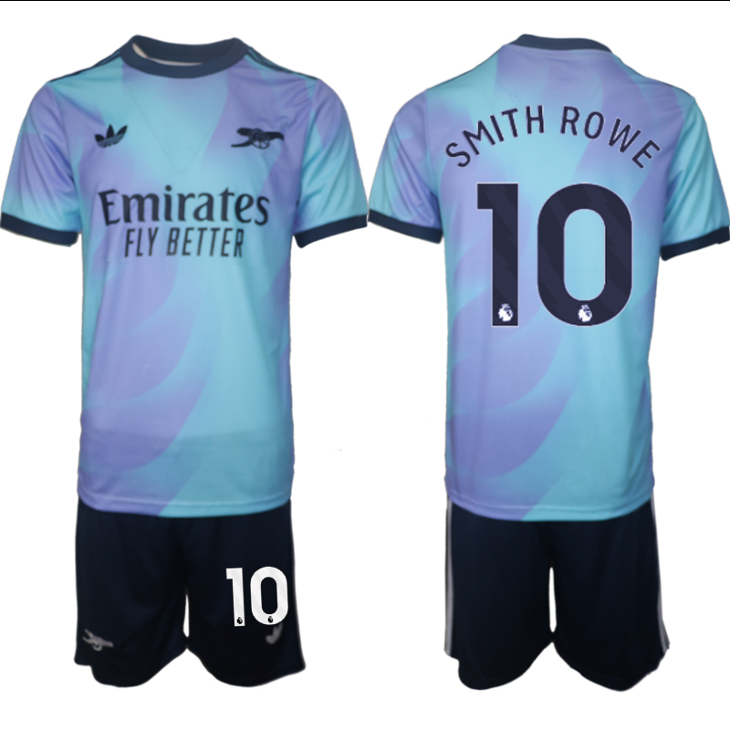 Men 2024-2025 Club Arsenal away Purple blue #10 Soccer Jersey->arsenal jersey->Soccer Club Jersey